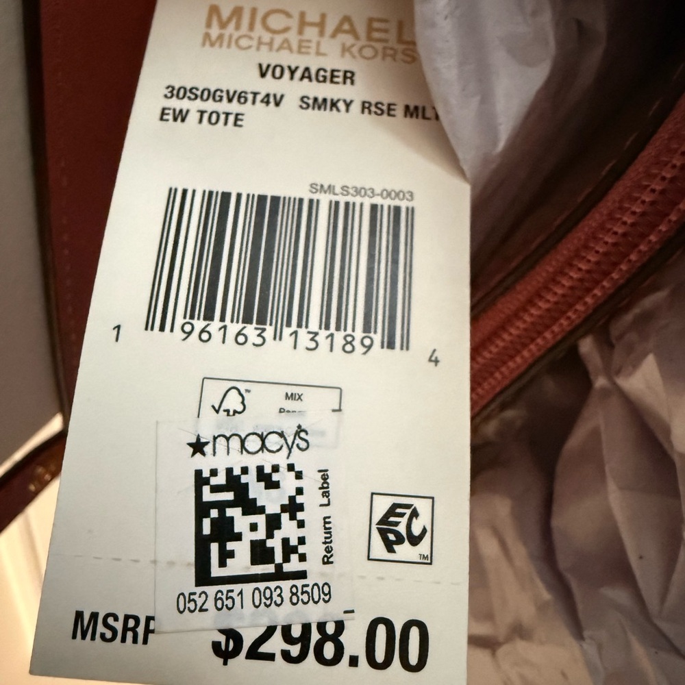 MICHAEL KORS Voyager East/West Tote Smokey Rose multi one size - Picture 4 of 7